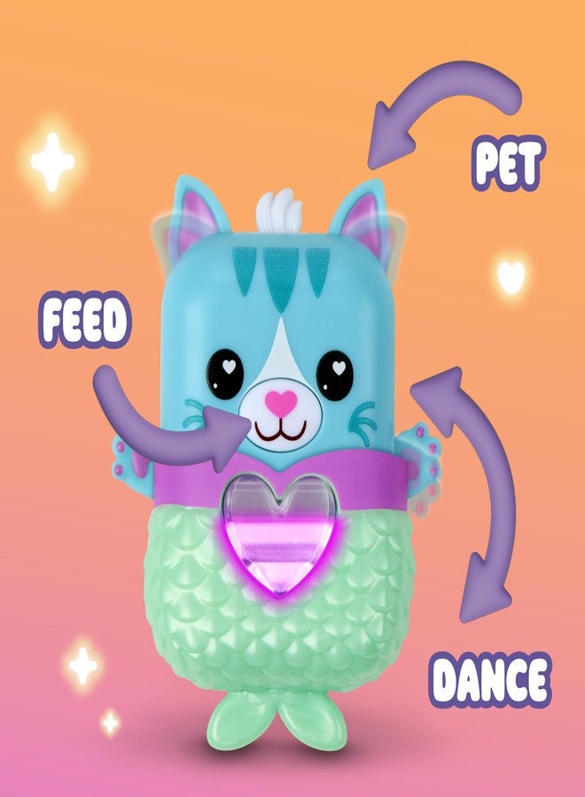 Nano-MALS Pawtricia The Blue Kitty, Electronic Pet Cat, 70+ Responses, Interactive Fidget Toys for Girls & Boys Ages 5+ - Image 3